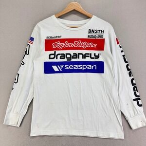 Troy Lee‎ Designs T-Shirt size Small Racing Graphic Long Sleeve Tee BMX MTB Bike
